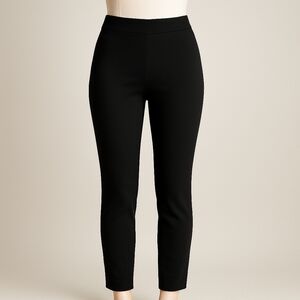 Women's slim fit pull up trousers